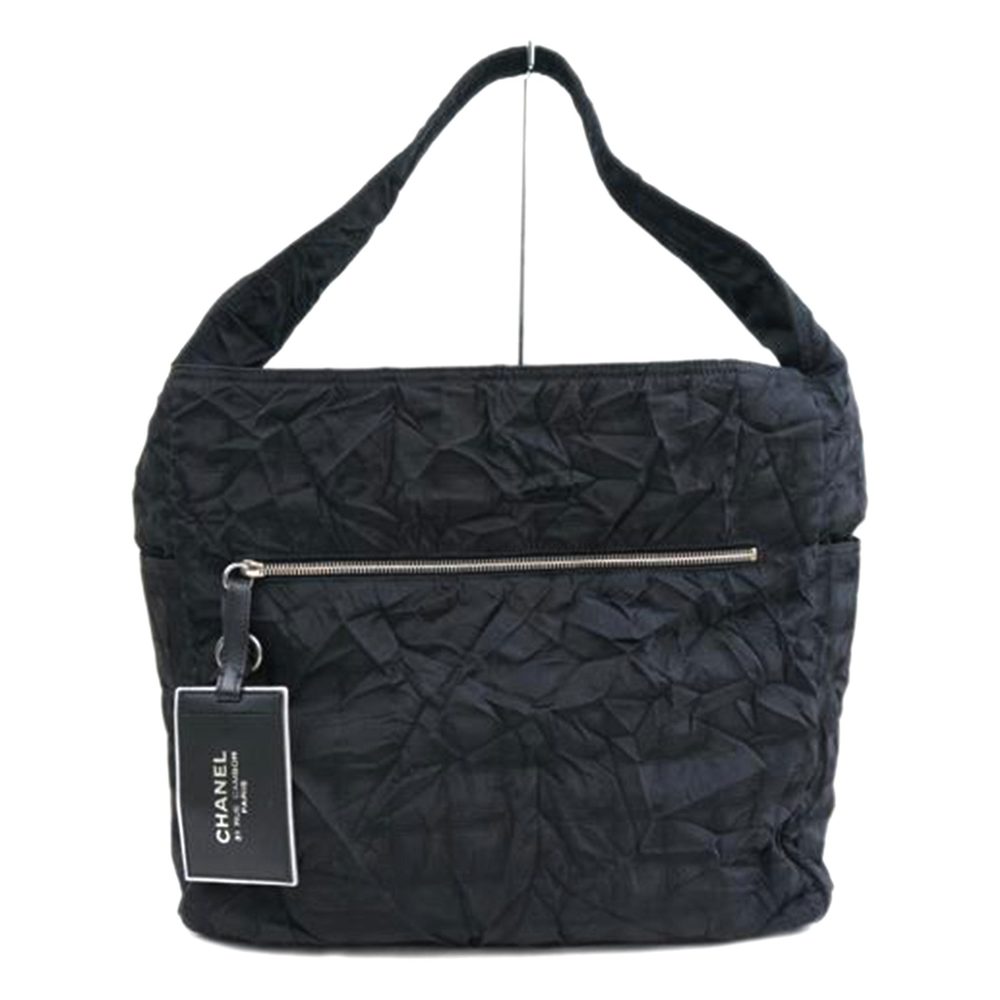 Chanel Line One Shoulder Bag Black